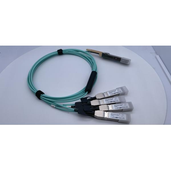 Оптический кабель 40G QSFP+ совместимого проламывания Cisco QSFP-4X10G-AOC3M активный к 4x10G SFP+ 3M