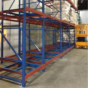 5-15m Height Customized Steel Q235B Warehouse Storage Rack Push Back Pallet