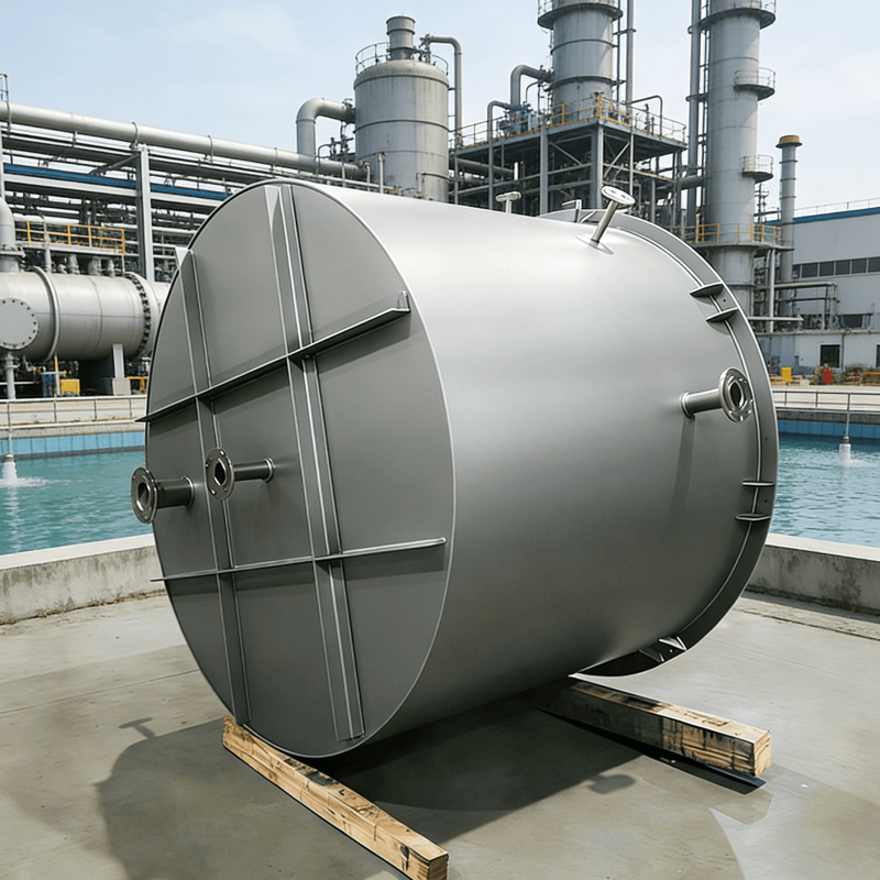 Stainless Steel Exhaust Gas Heat Exchanger with Customized Size and 0.1-10 Mpa Design Pressure
