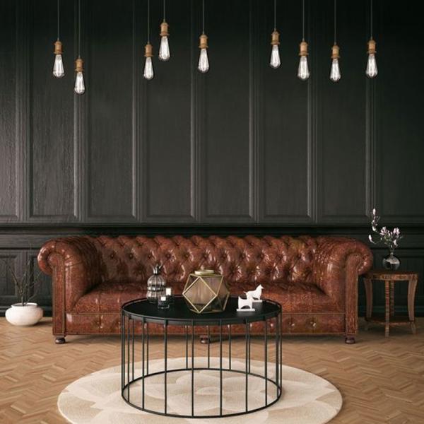 Kd Commercial Furniture 3 Seater Club Lounge Sofa Antique Luxury Vip