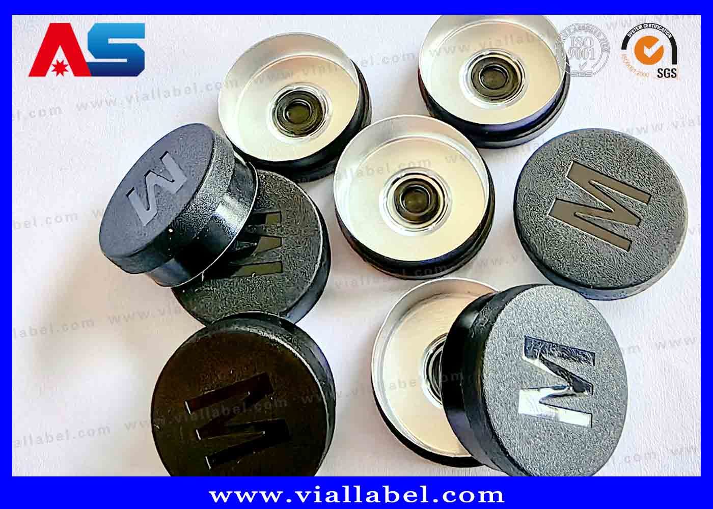 Custom Printed 20mm Flip Top Vial Caps | OEM Pharmaceutical Vial Seals Manufacturer | Tamper-Evident Injection Bottle Caps