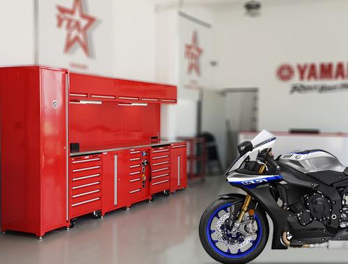 1.0-1.5mm Thickness Rolling Garage Cabinet with Storage Tool Box and Chest Drawers