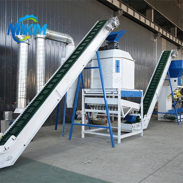 Equipo duradero de la línea de producción de pellets para piensos para aves de corral, eficiente y estable, adecuado para pollos, patos y ovejas.