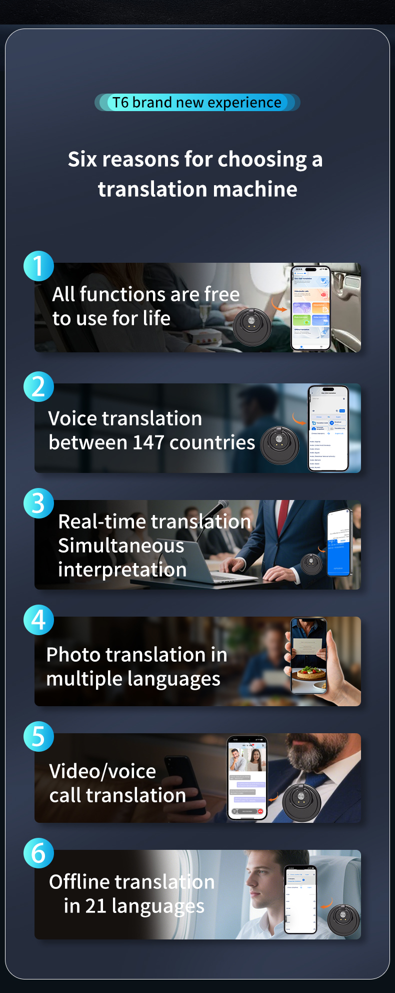 Smart Meeting Summary Mobile Translator Machine Simultaneous Interpretation Online 147 Languages