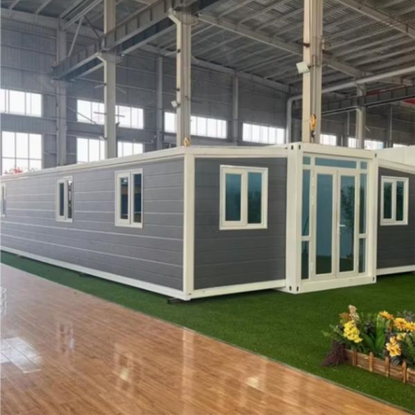 Maison de conteneurs en acier plat de 20 pieds 40 pieds Maison de conteneurs modulaires préfabriqués pour les petits espaces
