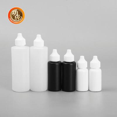 Applicateur de teinture à l' huile pour cheveux doux Bouteille de pressage en plastique de 30 ml avec bouchon de distribution ouvert