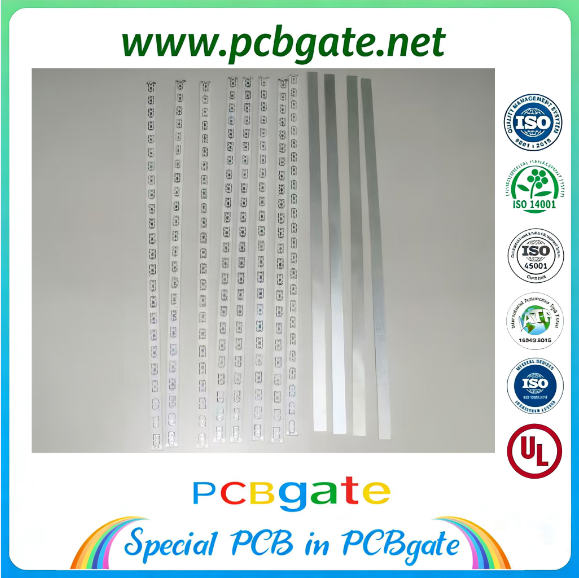 Ultra-Thin Linear LED Aluminum PCB Module (MCPCB) with High Thermal Conductivity and Customizable Length for Backlight Bars