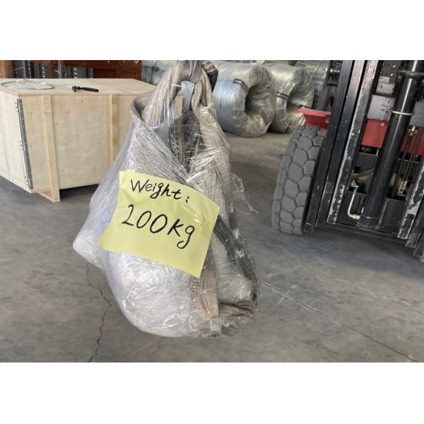 SS316 Essai de corde de 3 mm 200 kg Poids en ferraille type filetage de corde en fil de fer pour une utilisation de sécurité