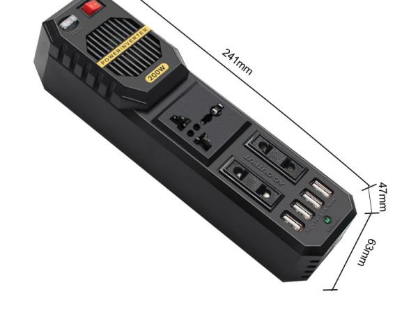 200W Car Power Inverter Technology Wholesale Price Solar Power Inverter Smart Pure Sine Wave For Dc Power System