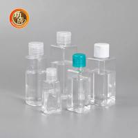Botella del desinfectante de la mano del tamaño del viaje del PLA de la polimerización en cadena del OEM Mini Plastic Sanitizer Bottle con el tenedor del silicón