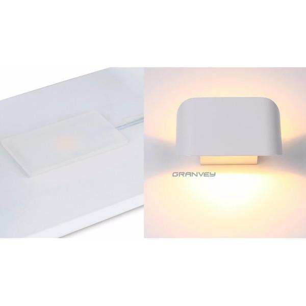 5W White Indoor Aluminum Wall Mounted LED Lights Fixtures For Residential Decor