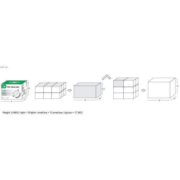 На открытом воздухе крытый поручень СИД ИП67 освещает свет СИД 1В света подлокотника СИД водоустойчивый