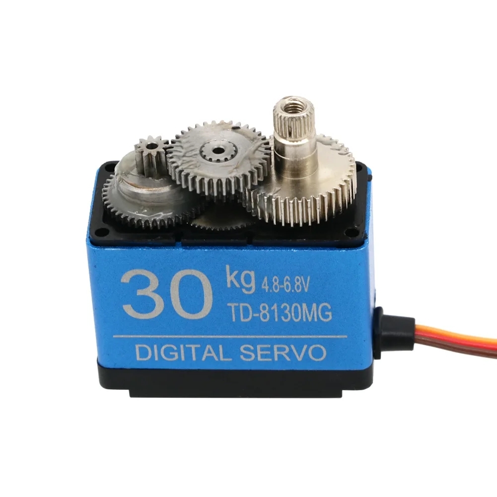 Waterproof 20KG 25 30 35 Servo 180 Degree Large Torque Digital Metal Gears T Arm For RC Car Truck Helicopter