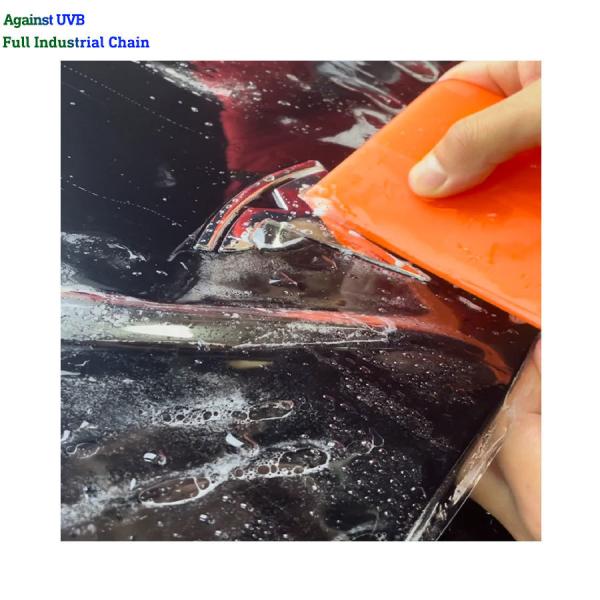 Self Healing Car Paint Protection Film Roll Gold Series Anti Yellow Clear TPU PPF Film For Business / Luxury Design Style