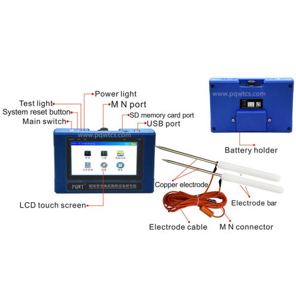 PQWT TC150 Best Selling 150m Deep Underground Borehole Water Survey Detection Machine Groundwater Detector