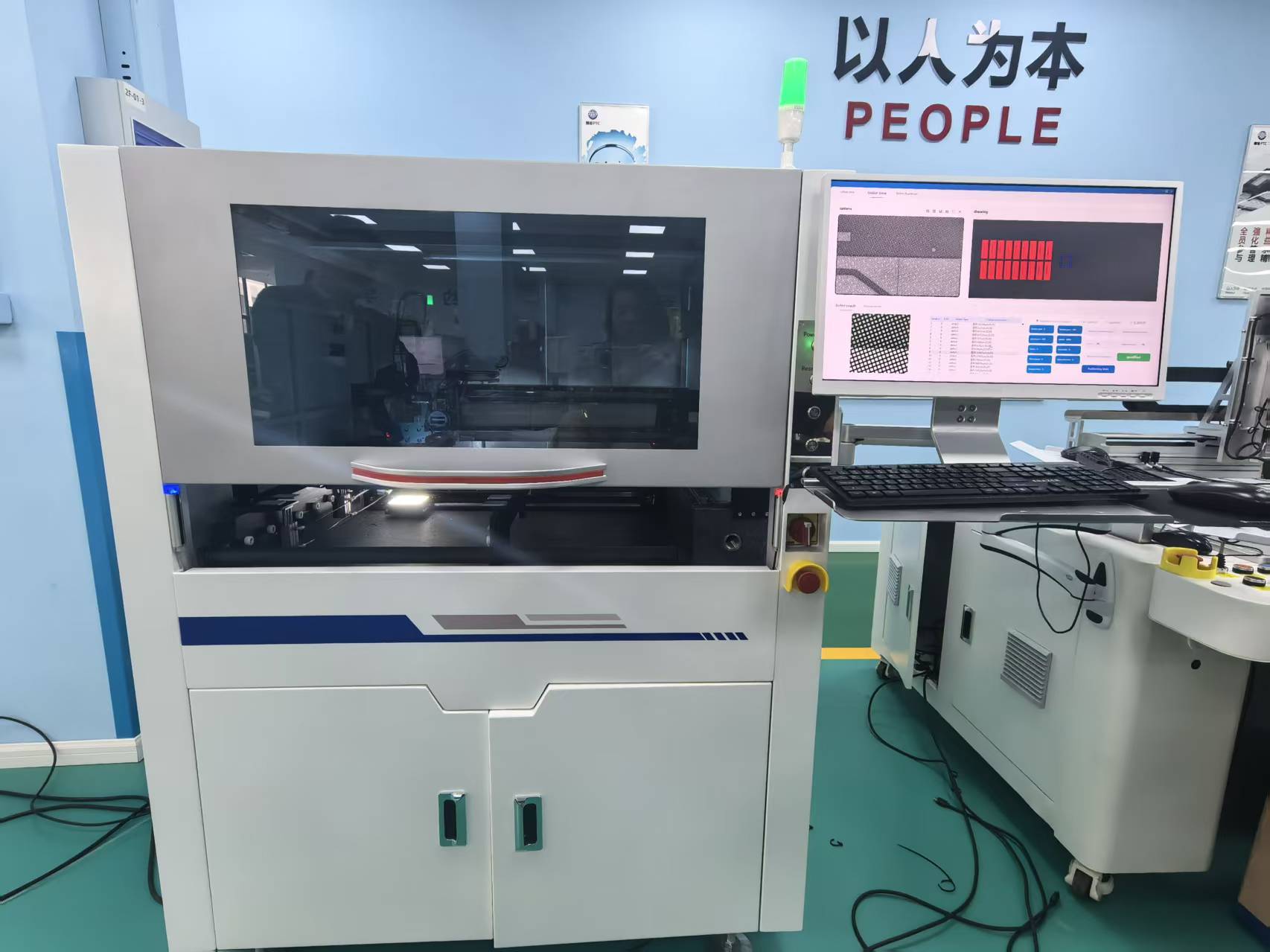 AI AOI Precision Automatic Optical Inspection Machine for Electroformed Stencil SV-M8L Series
