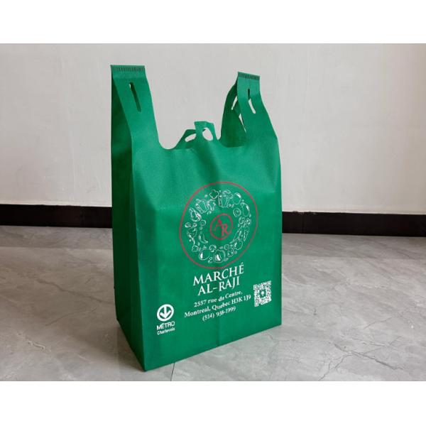 New Design T Shirt Non Woven Bags Cheap Tote Bags Custom Printed Recyclable Fabric With Logo Eco-friendly Non Woven Vest Bags W Cut T Shirt Non Woven Bags for Shopping