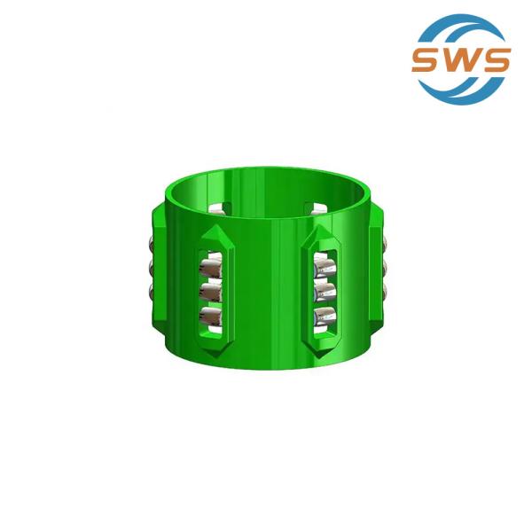 Oilfield Drilling Spiral Vane Steel Solid Rigid Roller Centralizer