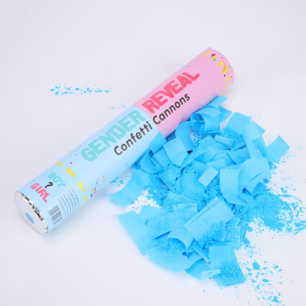 Rosa Azul Biodegradável Confeti de Casamento Poppers Poppers de Gênero