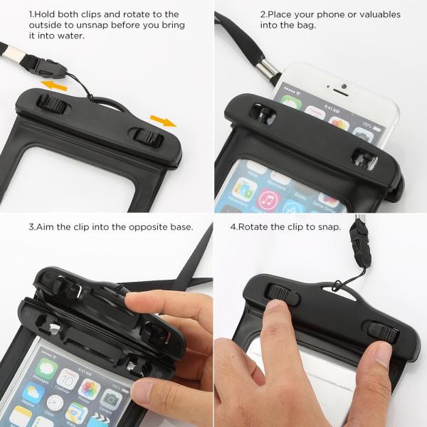 Floatable Waterproof Cell Phone Pouch Cases Dry Cover Underwater Phone Bag