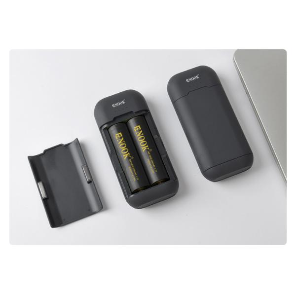 Enook Lithium Ion Battery Charger 18650 Ultra Slim Power Bank Portable Charger