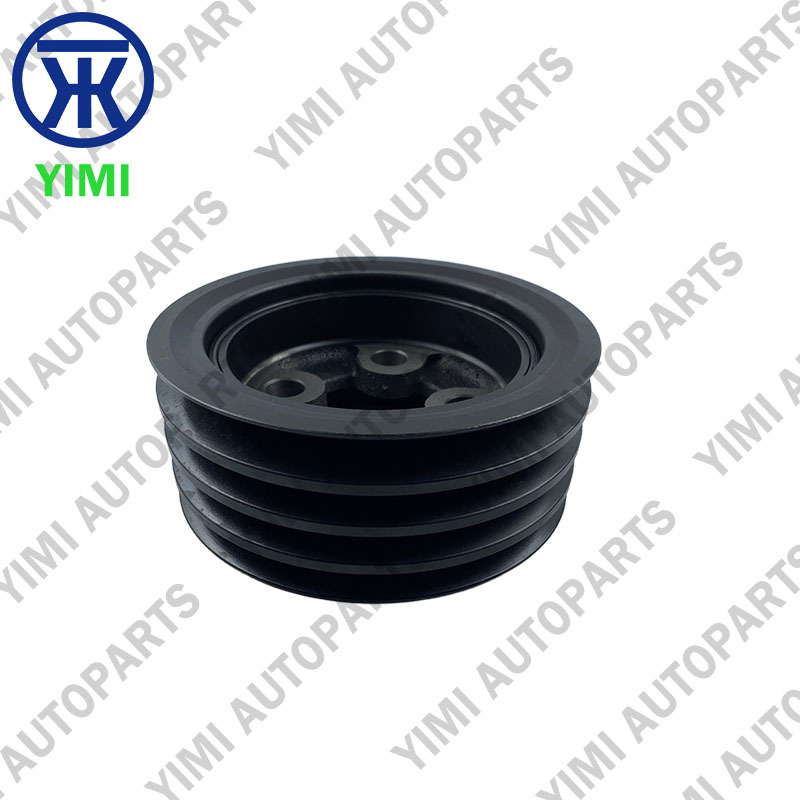 Crankshaft Damper Pulley Harmonic Balancer for ISUZU NPR66 4HF1 with Steel-Rubber Hybrid Construction 210×200×90mm and 12-Month Warranty