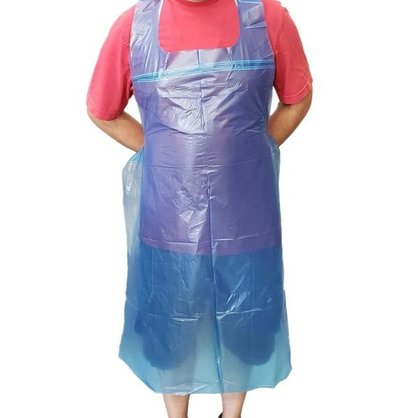 Products Disposable Heavy Weight Plastic/Poly Apron 46 inches x 28 inches - 2 Mil - For Cooking and Arts n' Crafts