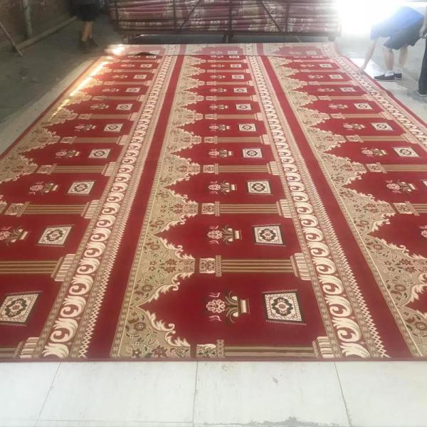 100% Polypropylene Mosque Carpet Roll for Wall to Wall Prayer in Mosque Decoration