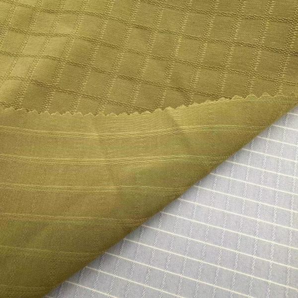 100% Polyester Twill Micro Ripstop Fabric 195GSM ( 50D+75D ) X 150D