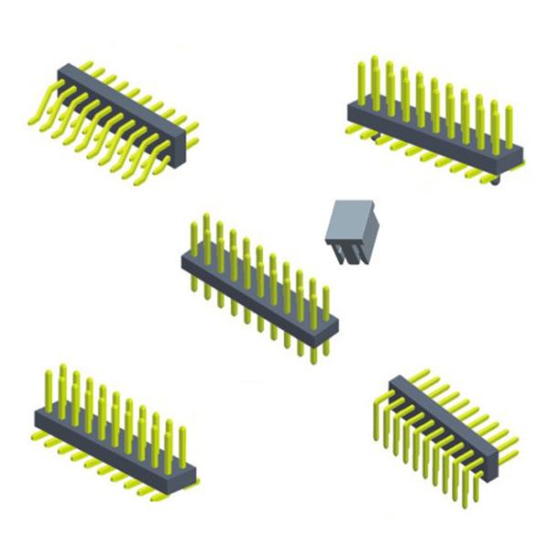 2.00mm PCB Pin Header Board Spacer Single Row Straight Right Angle