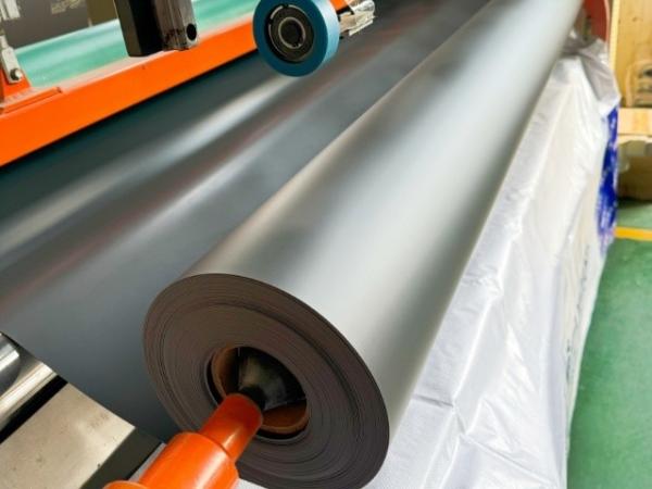 Black TPO Roof Waterproof Membrane For Roof Waterproofing / Grey Building