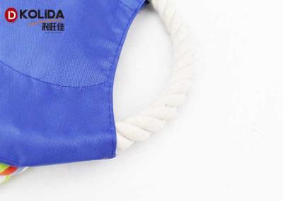 Agressive Frisbee Chewable Dog Toys Easily Grab 17cm Diameter For Small Puppy