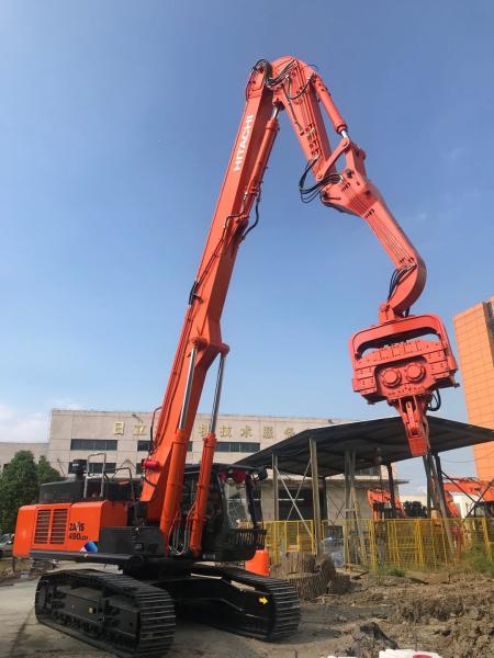 Motorista de pilha vibratório do martelo da precisão alta, equipamento hidráulico da condução de pilha