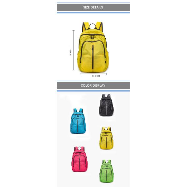 Waterproof Expandable Gym Sports Backpacks Duffle Travelling Bags Custom Color