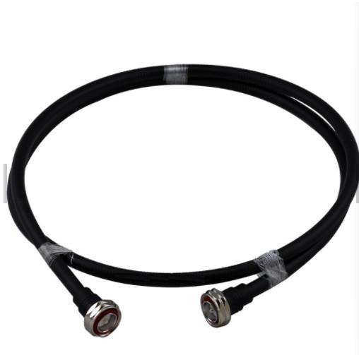7/16 Male DIN Connector RF Feeder Cable 3 Meter 1/2 Superflex 83% Transmission Rate