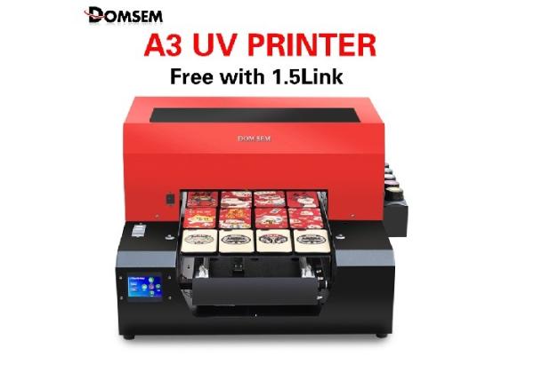 High Efficiency Mobile Phone Back Cover Printing Machine A3  Size