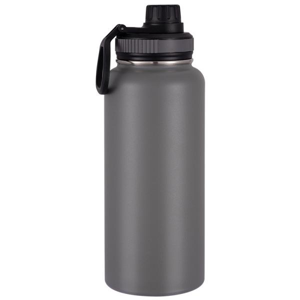 Personalized Spill Proof Thermos Cup for Hot and Cold Beverages Grey
