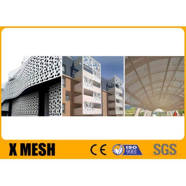 1 los x certificado perforado 2m de Mesh Powder Coated Iso 9001 del metal para los balcones