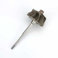 MS-TECH Turbo GTW38 Arbre de roue de la turbine 713215-4 Pour 841691-0003 Turbo Ind 74.17 mm Exd 64.56 mm Lames 5+5