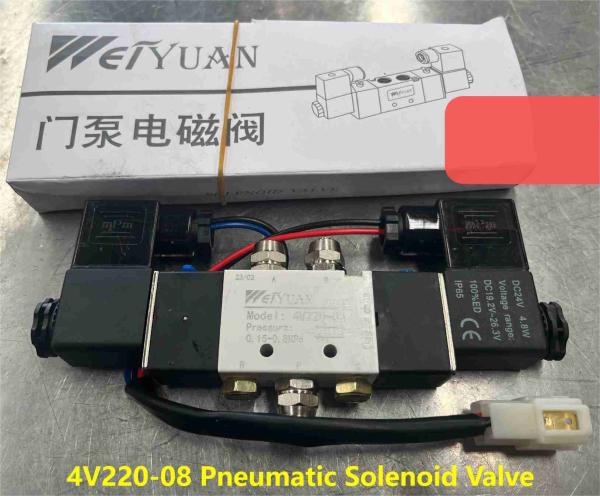4V220-08 válvula solenoide pneumática YUTONG Peças sobressalentes de autocarros OEM/ODM/SMS