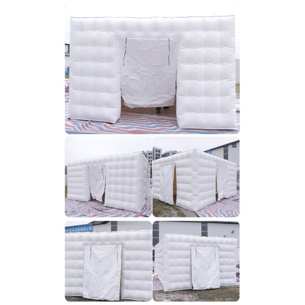 Photobooth Rhombic Grid Airdome Inflatable Tents For Event 5-8 Person