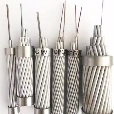 210 kN Opgw Fiber Optic Communication Cable with 20% Acs and Stainless Steel Tube