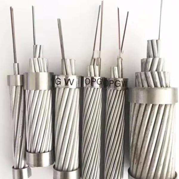 2-144 Cores Fiber Optic Overhead Cable Strip AA Wire Opgw Fiber Cable for Communication