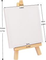 OEM Mini Easel Set de lienzos y pinturas Proyectos de artesanía de mesa