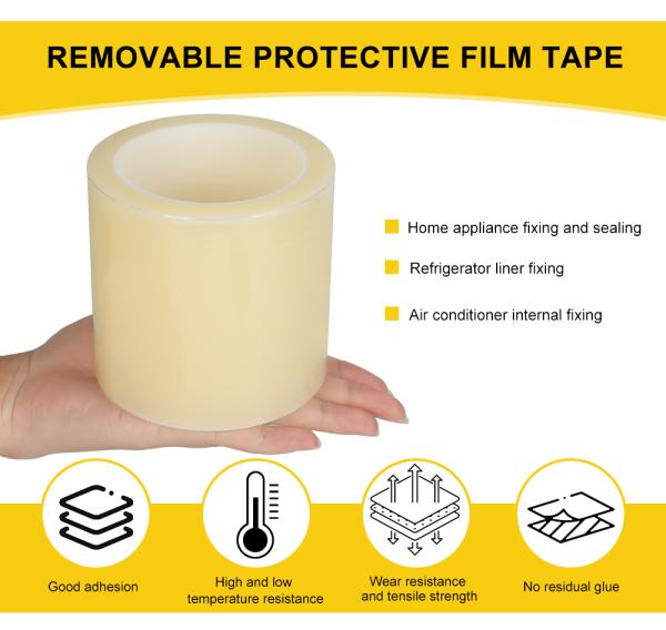 PE Temporary Customized Surface Anti Scratch Plastic Adhesive Protective Film For Acrylic Sheet
