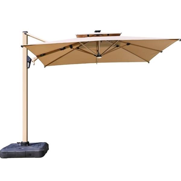 Outdoor Patio Umbrella Large Garden Sunshade For Terrace Balcony Courtyard And Open Spaces Roman Style