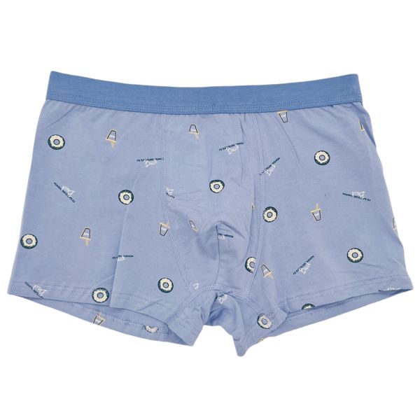 Men Boxer Briefs Printed Men's Shorts Boxers Cotton Briefs Underwear Men