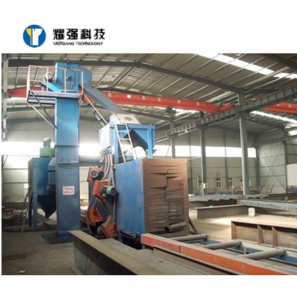 Through Type Pipe Steel Shot Blasting Equipment 8 Heads
