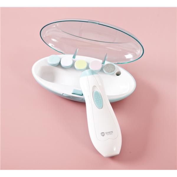 Electric Baby Nail Clipper Set / Electric Grinder Baby Nail Trimmer ABS Material