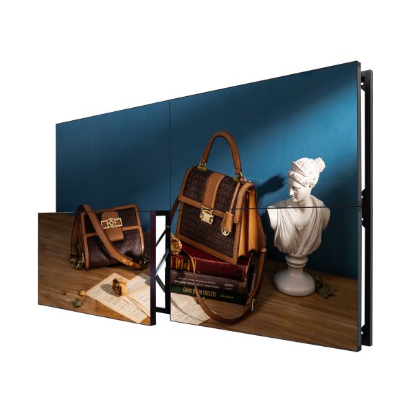 Ultra Narrow Bezel Video Wall Splicing Screen 1.7mm 2x2 3x3 4x4 46 Inch 4K UHD Commercial Display